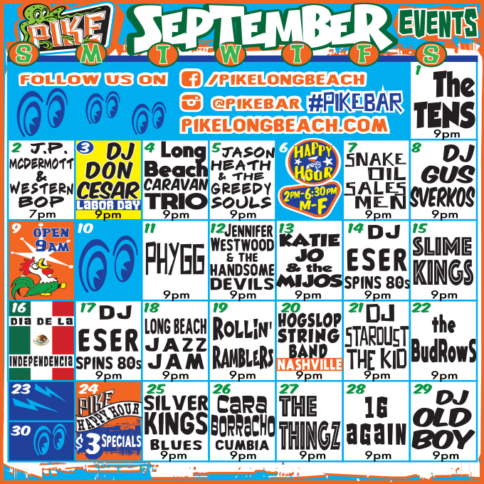 Pike Events_September_18 Pike Calendar